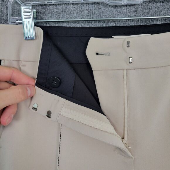 DOROTHEE SCHUMACHER Cream Black 2-Tone Front Seam Career Trouser Pants SIZE 5 10 - Picture 4 of 15